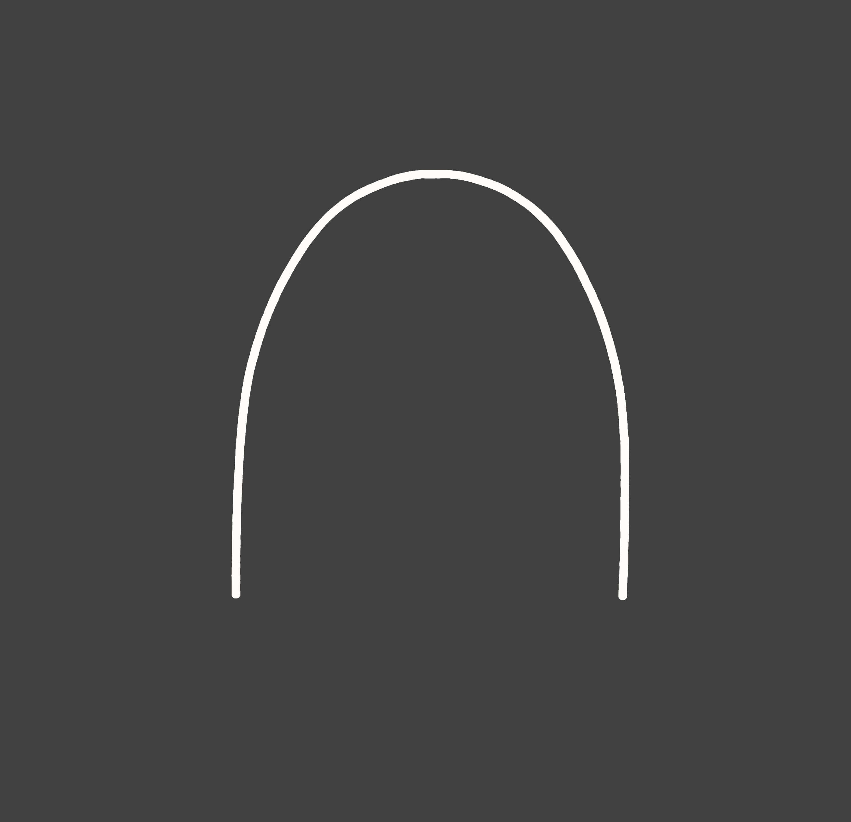 Edelstahl Bögen beschichtet, rund