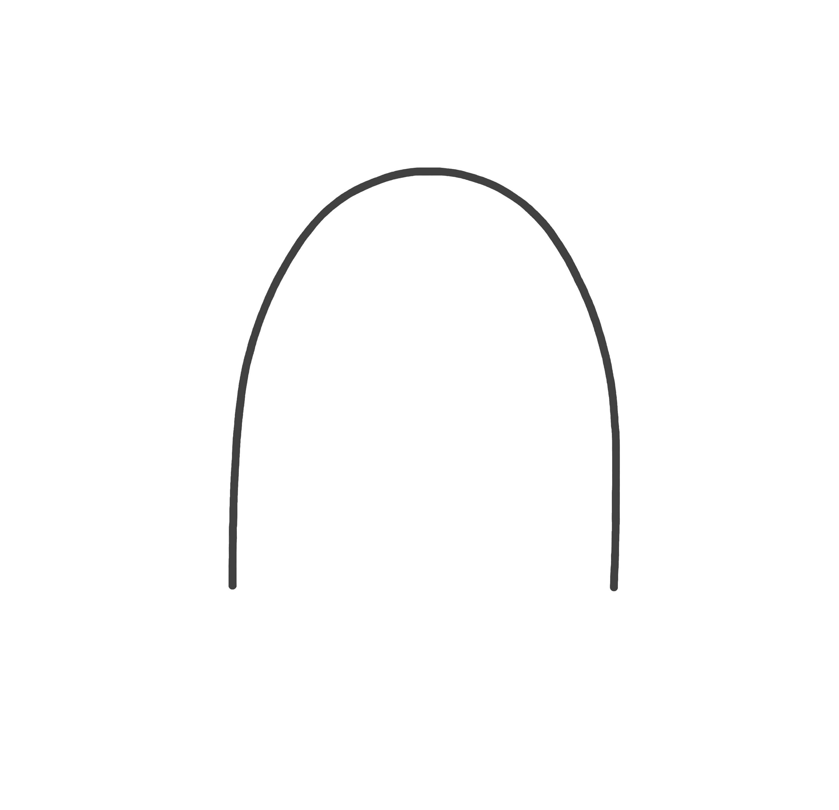 Edelstahl Bögen, rund